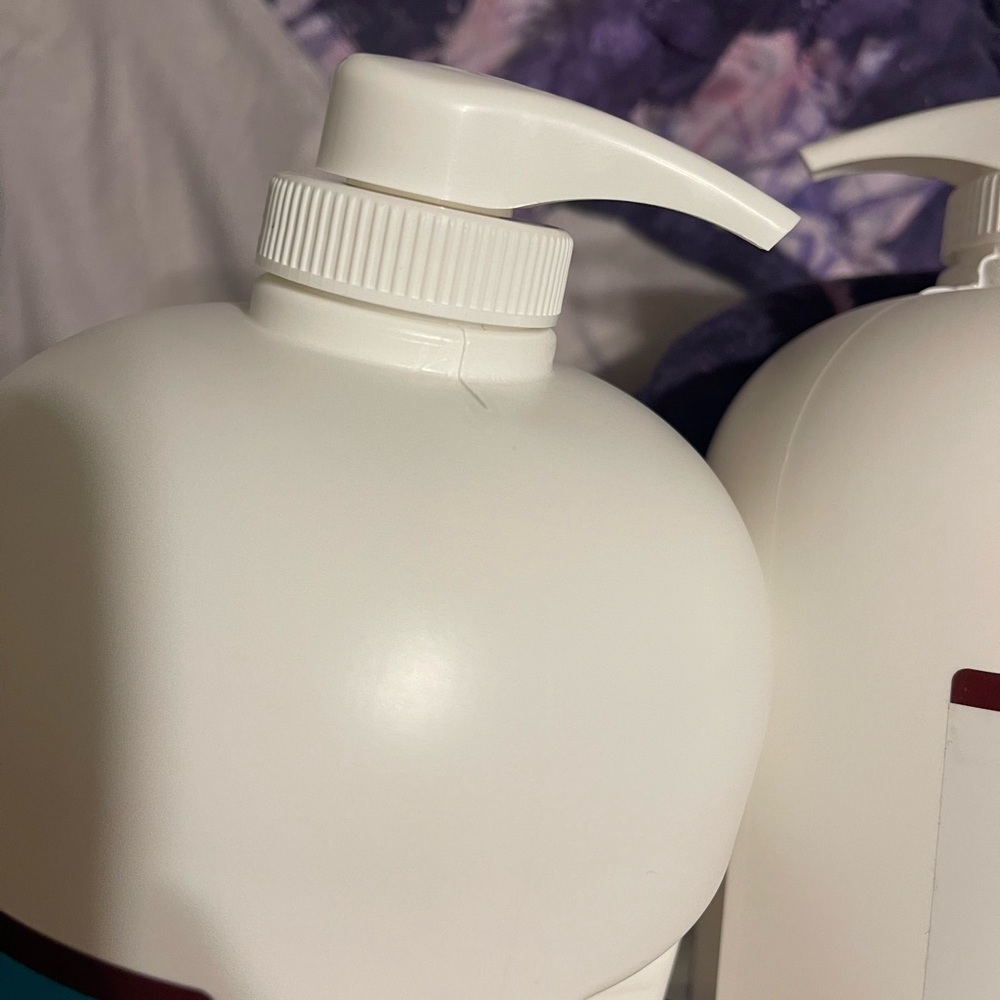 Moroccanoil 2L shampoo and conditioner.